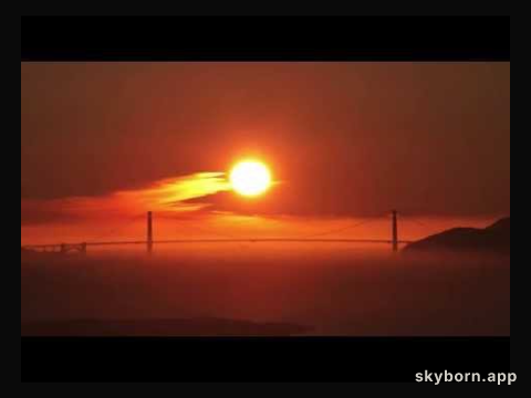 Golden Gate Sunset: Green Flash