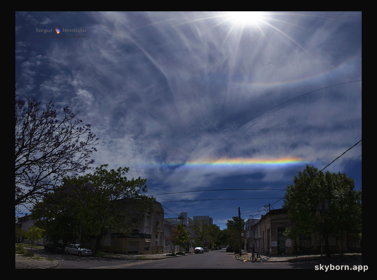 Colorful Arcs over Buenos Aires