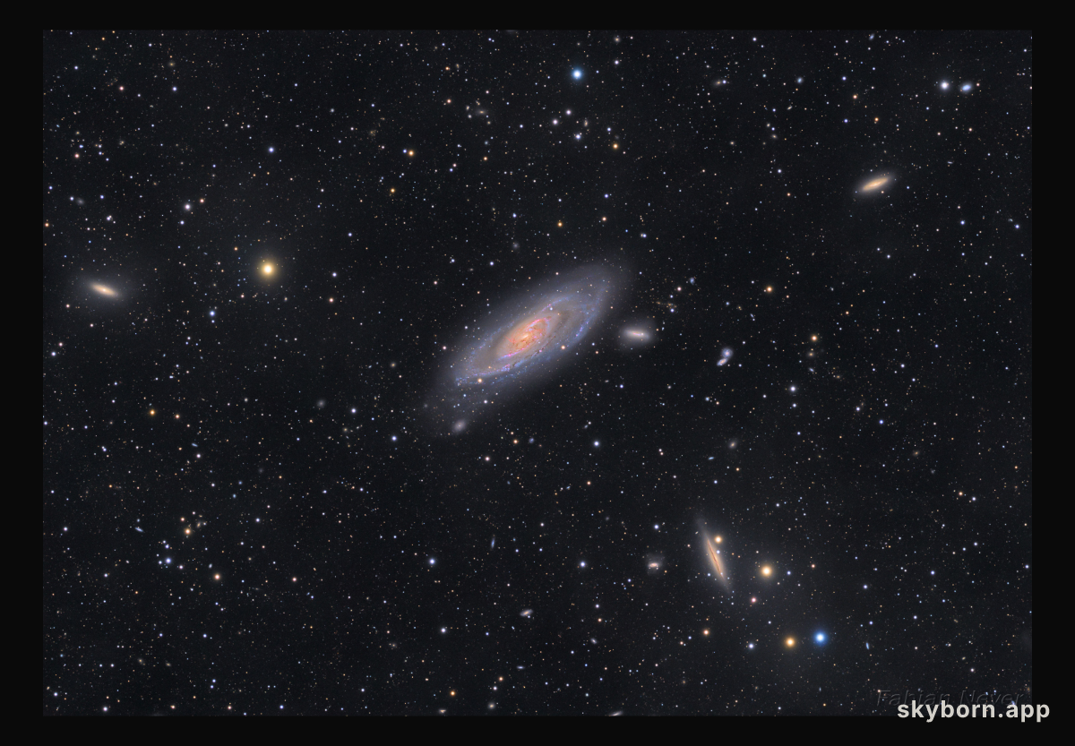 The View Toward M106