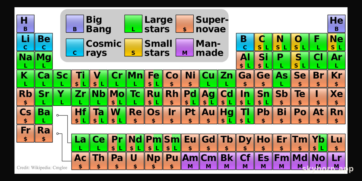 Where Your Elements Came From