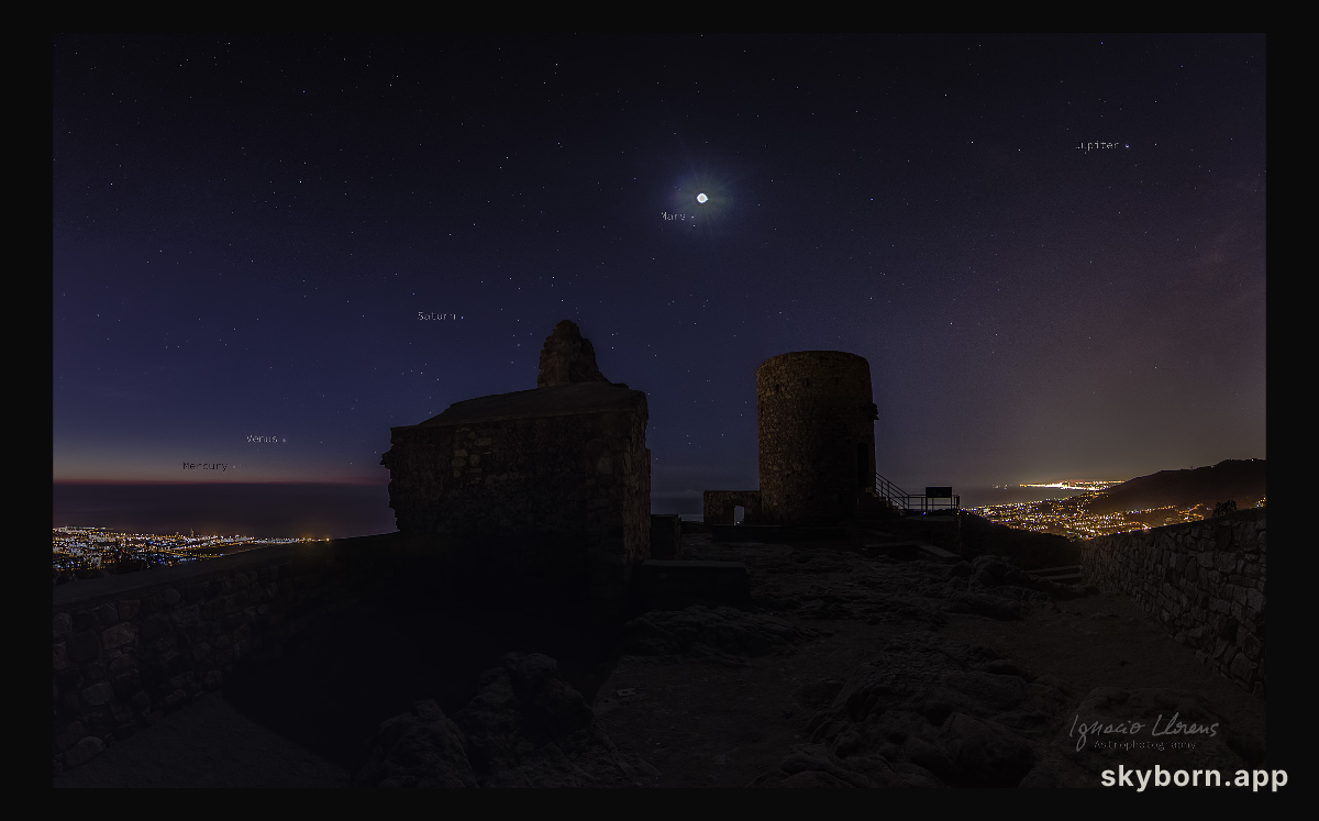 Five Planets at Castell de Burriac