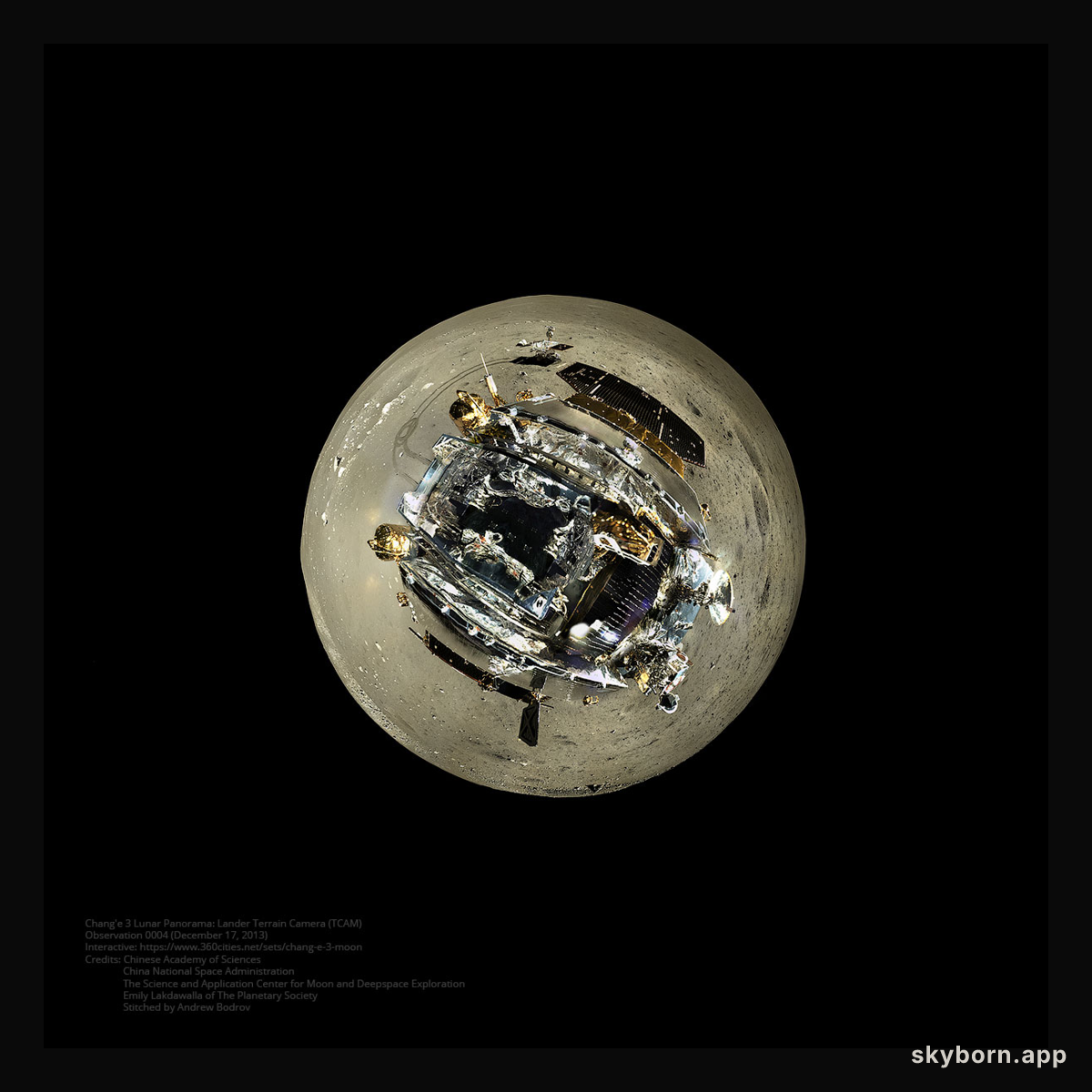 Yutu on a Little Planet