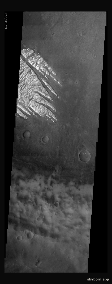 White Rock Fingers on Mars