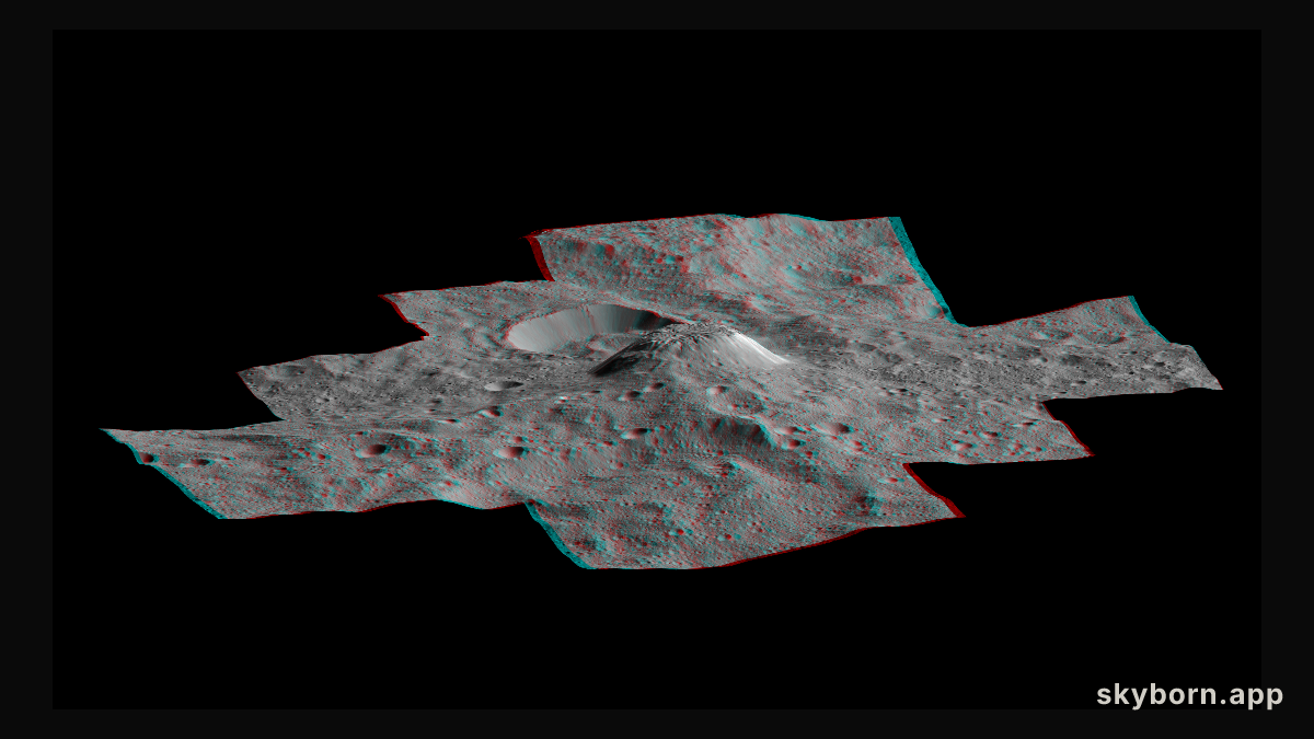 3D Ahuna Mons