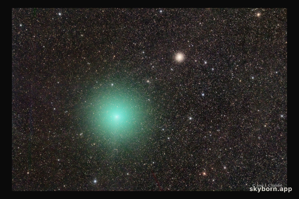 The Comet and the Star Cluster