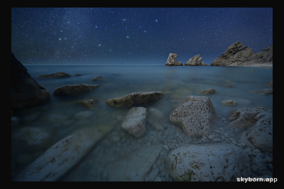 Andromeda on the Rocks