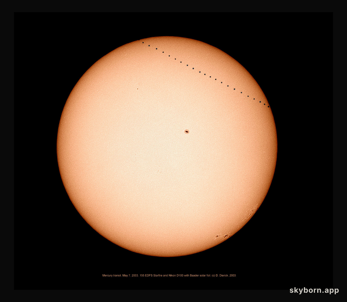 A Mercury Transit Sequence