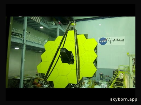 Webb Telescope Mirror Rises after Assembly