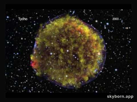 Tycho's Supernova Remnant Expands