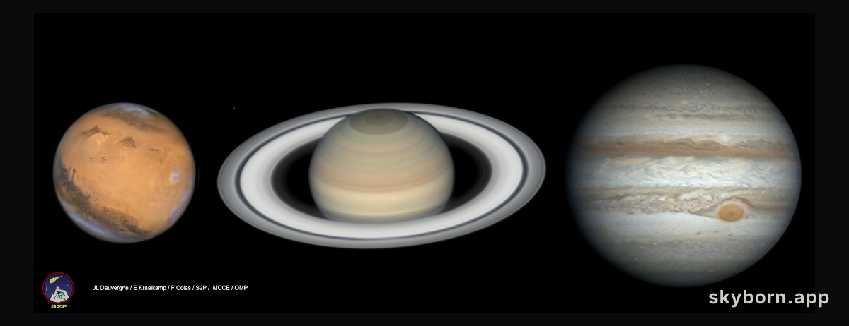 Three Planets from Pic du Midi