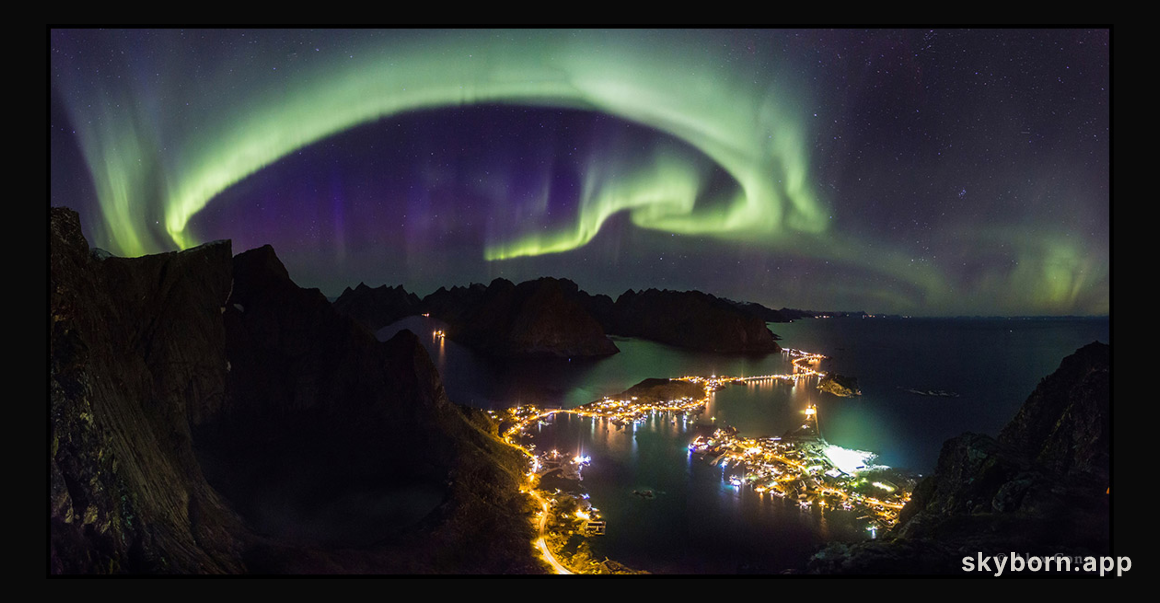 Northern Lights above Lofoten