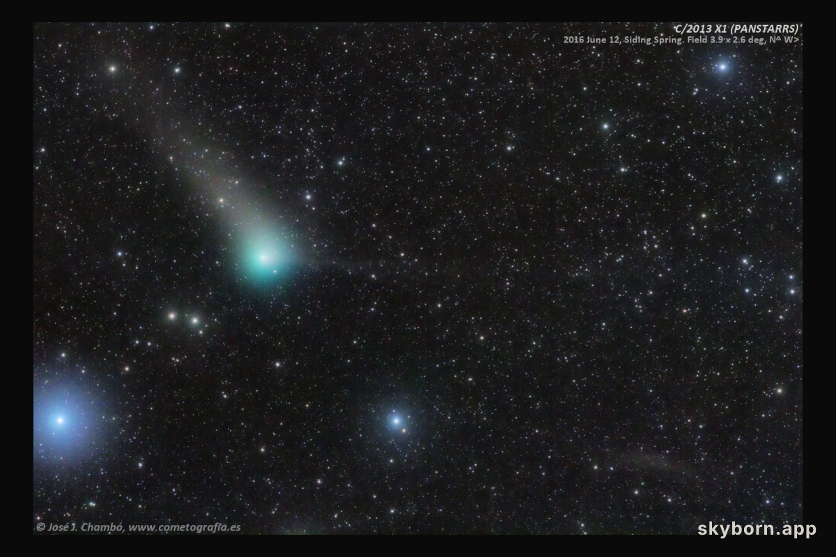 Comet PanSTARRS in the Southern Fish