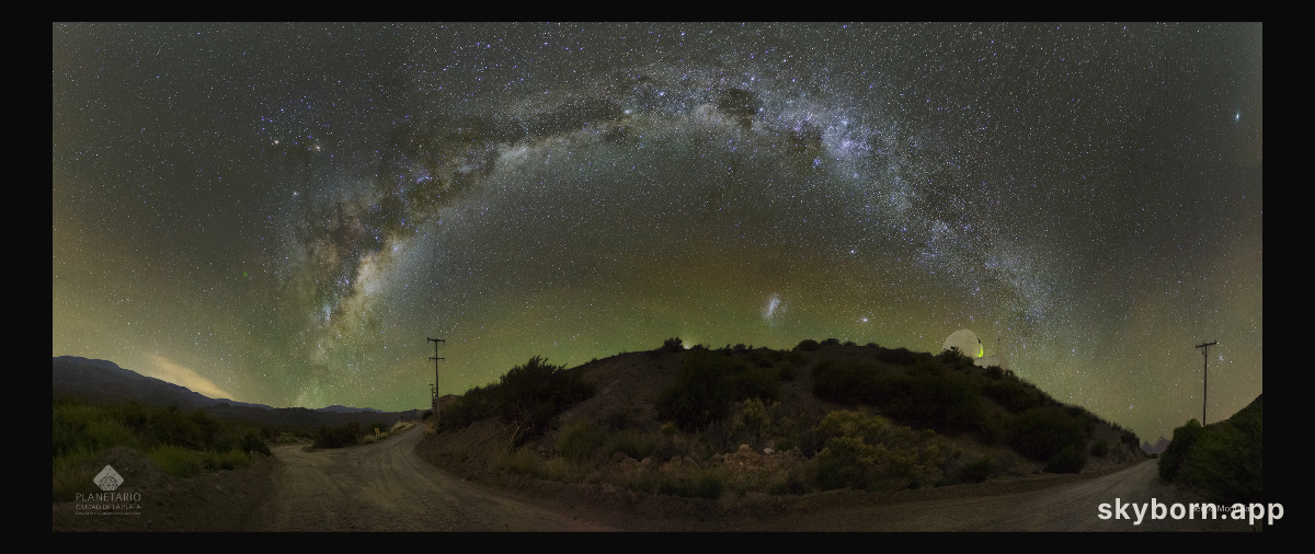 Puzzling a Sky over Argentina