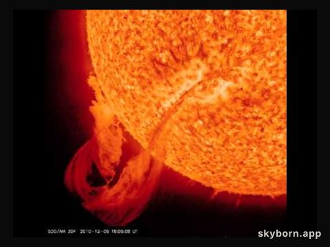 A Huge Solar Filament Erupts