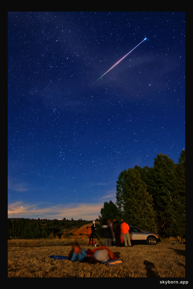 Perseid from Torralba del Burgo