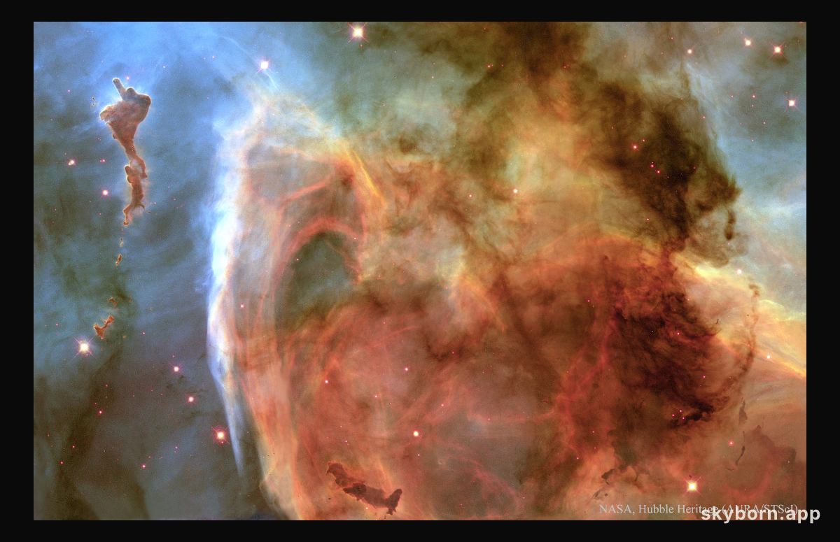 The Keyhole in the Carina Nebula