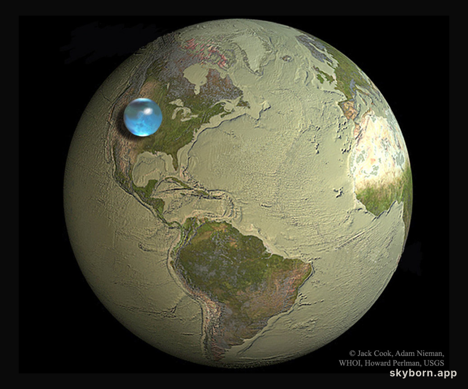 All the Water on Planet Earth