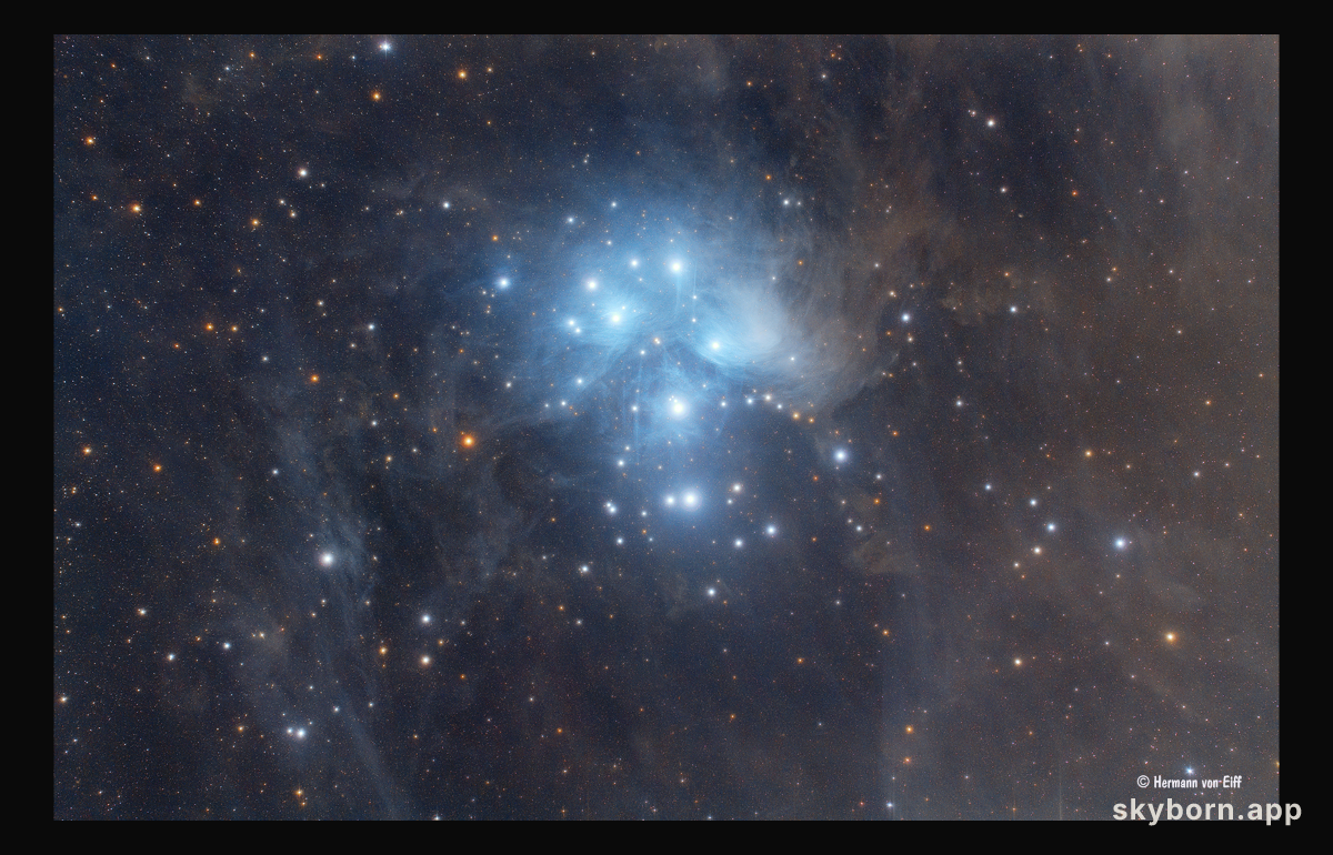 M45: The Pleiades Star Cluster