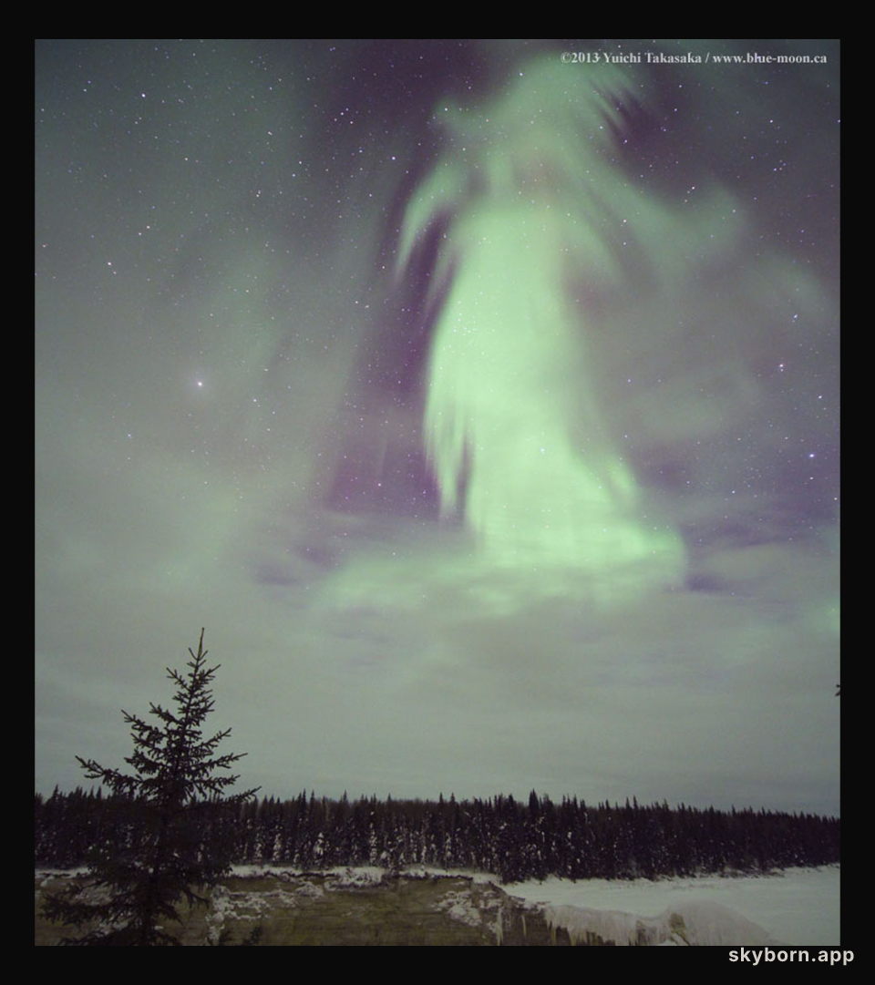 Ghost Aurora over Canada