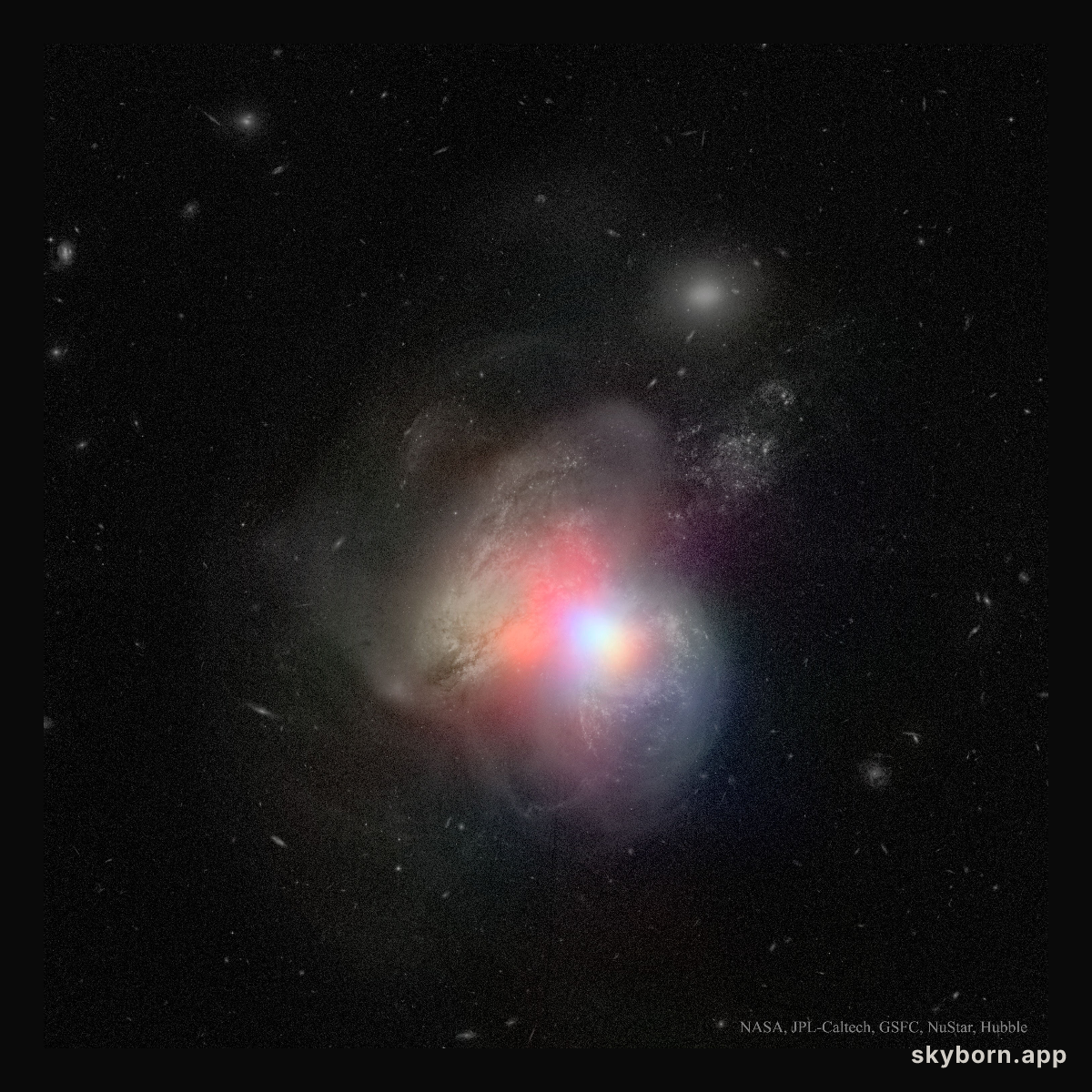 Arp 299: Black Holes in Colliding Galaxies