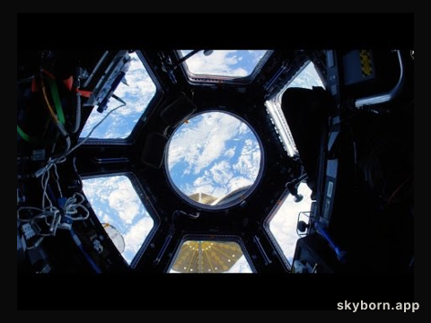 ISS Fisheye Fly-Through