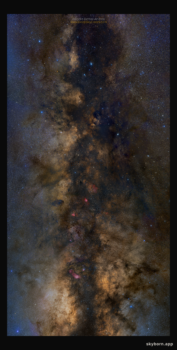 Great Rift Near the Center of the Milky Way