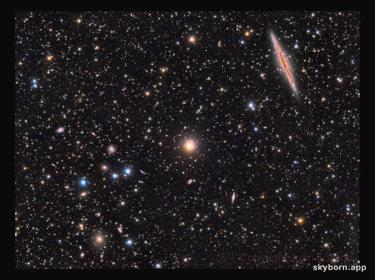 NGC 891 vs Abell 347
