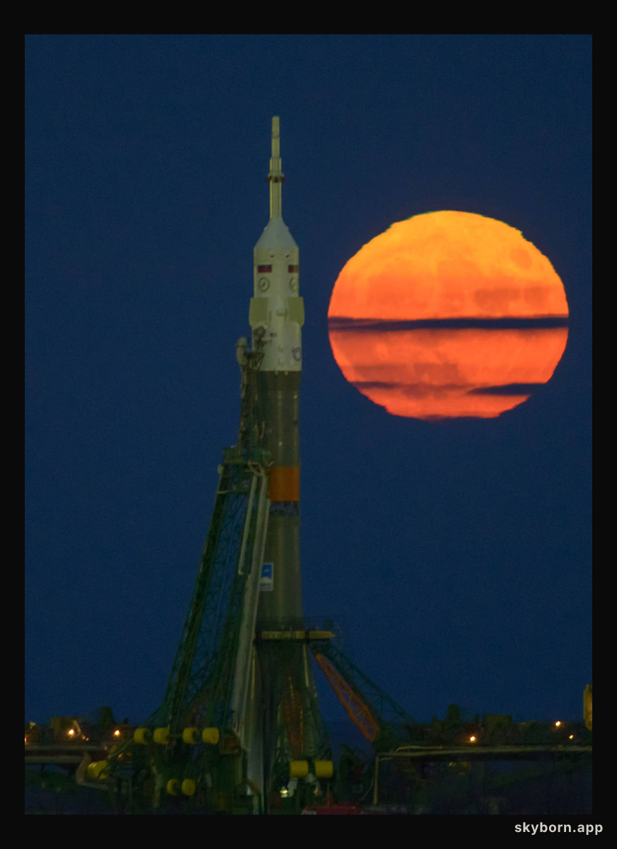 Soyuz vs Supermoon