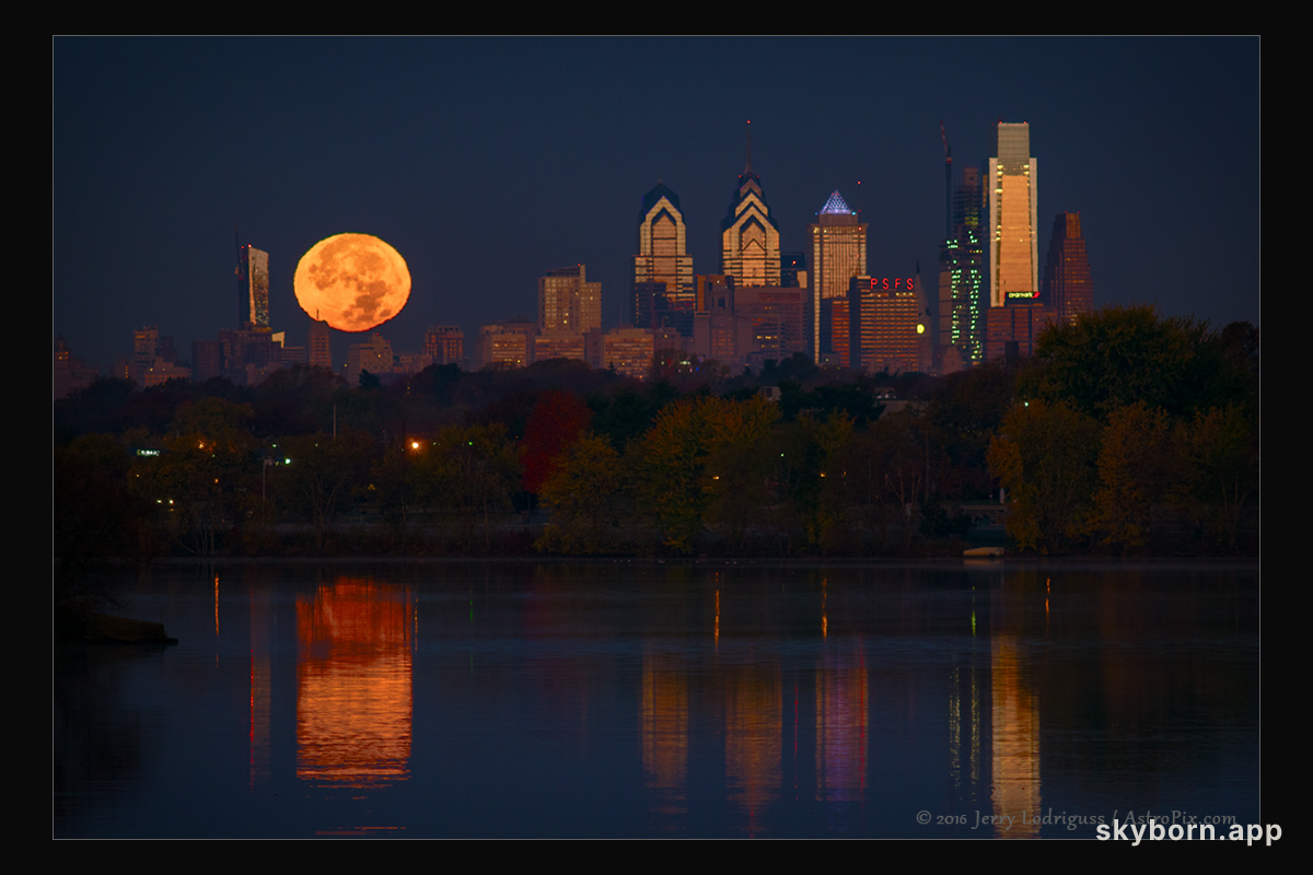 Philadelphia Perigee Full Moon