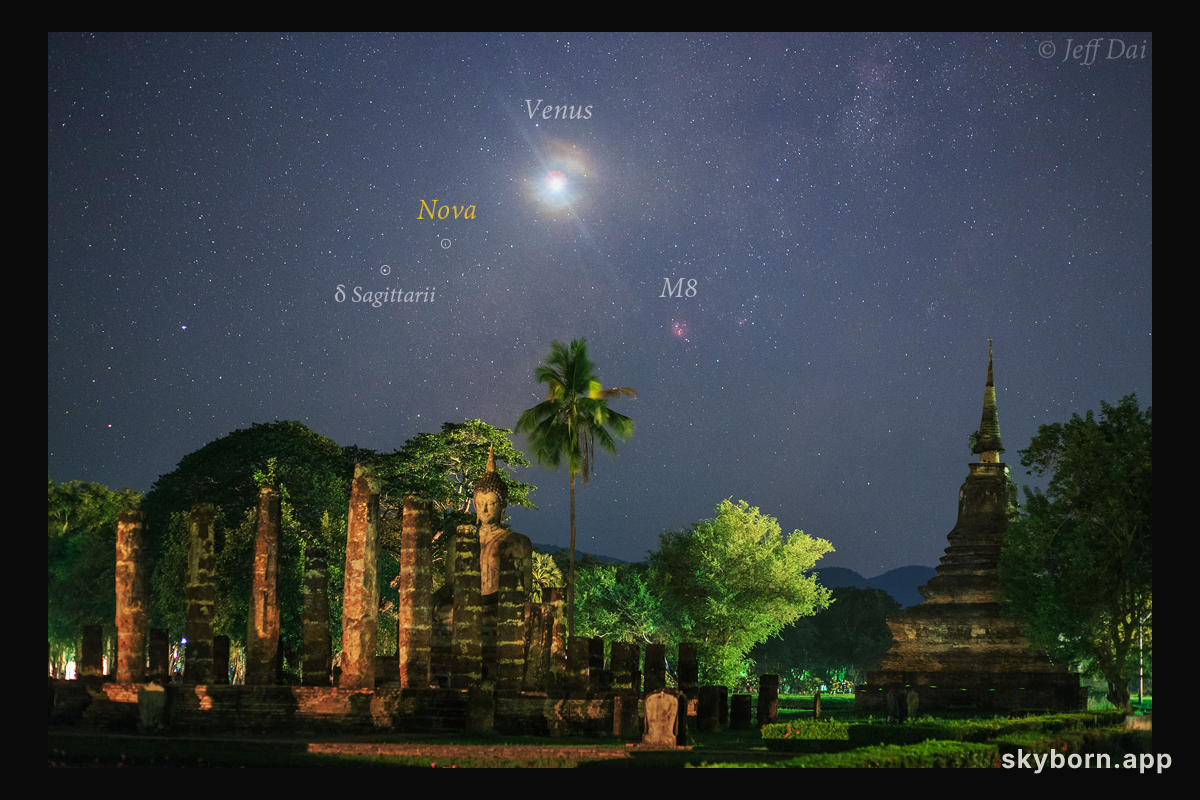 Nova over Thailand