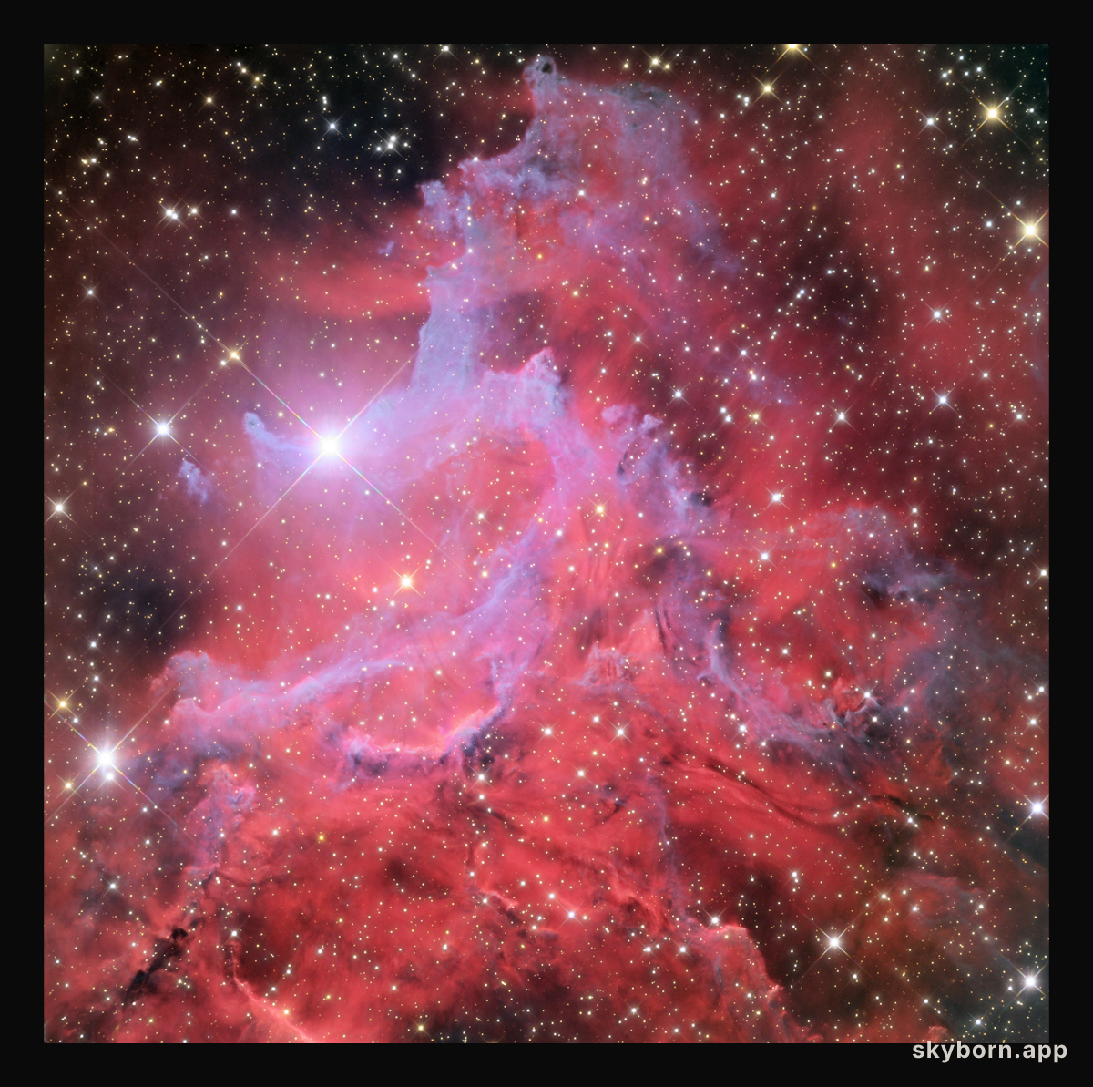 Flaming Star Nebula