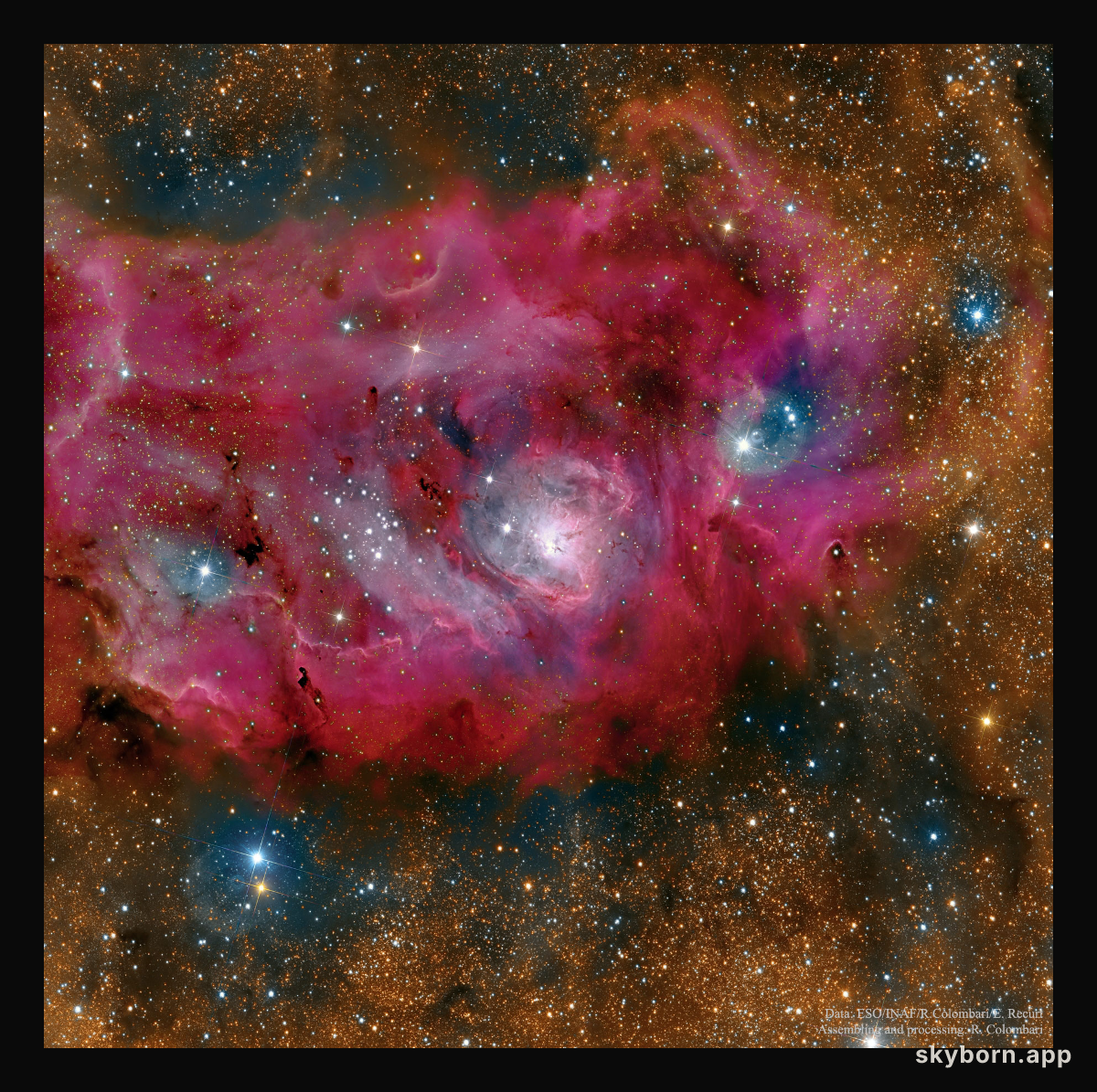 The Lagoon Nebula in High Definition