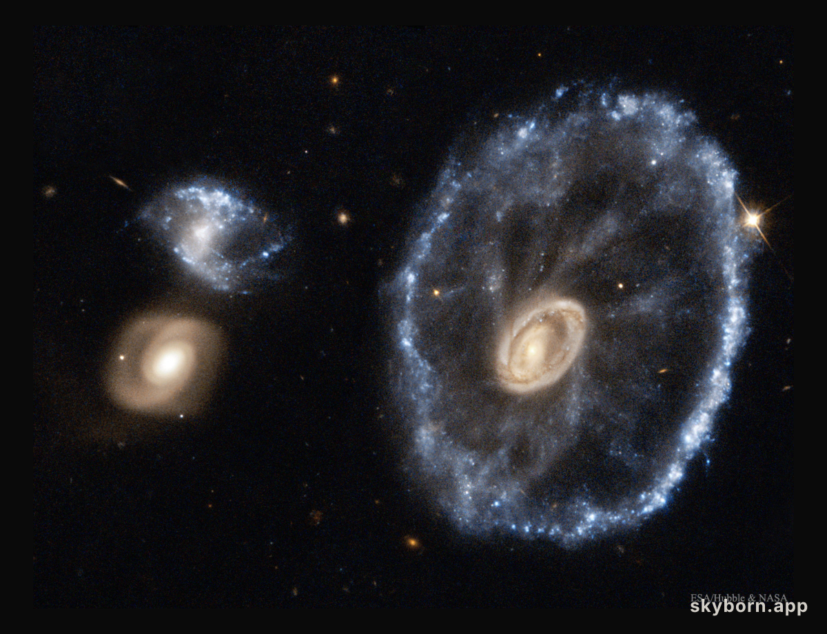 The Cartwheel Galaxy from Hubble