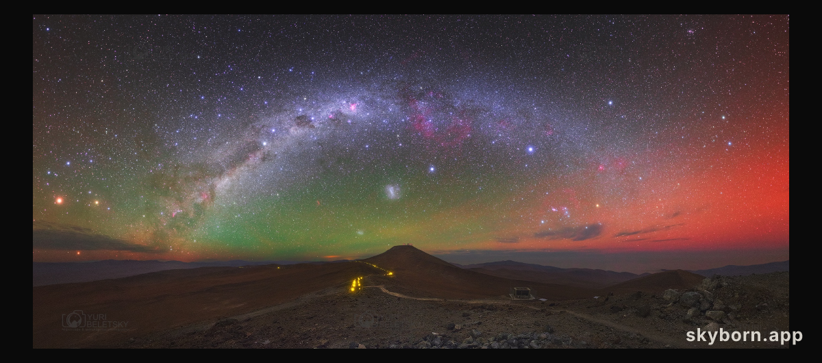 Milky Way with Airglow Australis