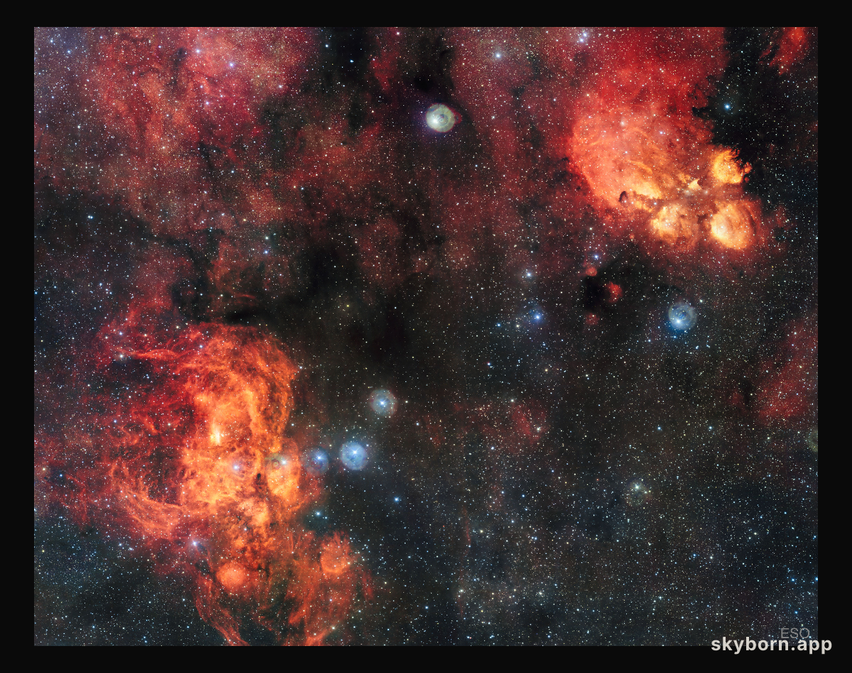 NGC 6357: The Lobster Nebula