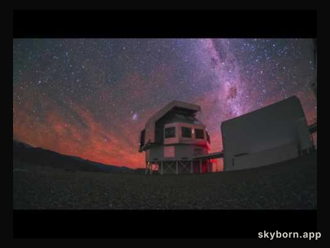 An Active Night over the Magellan Telescopes