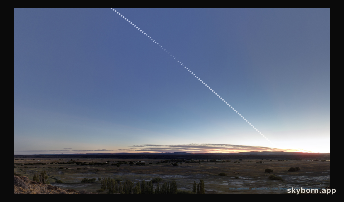 Annular Eclipse After Sunrise