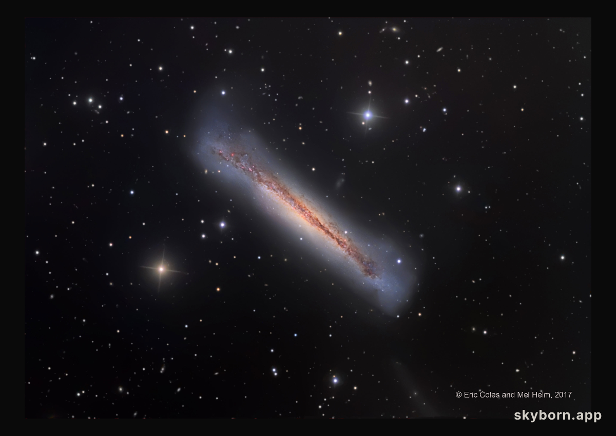 NGC 3628: The Hamburger Galaxy