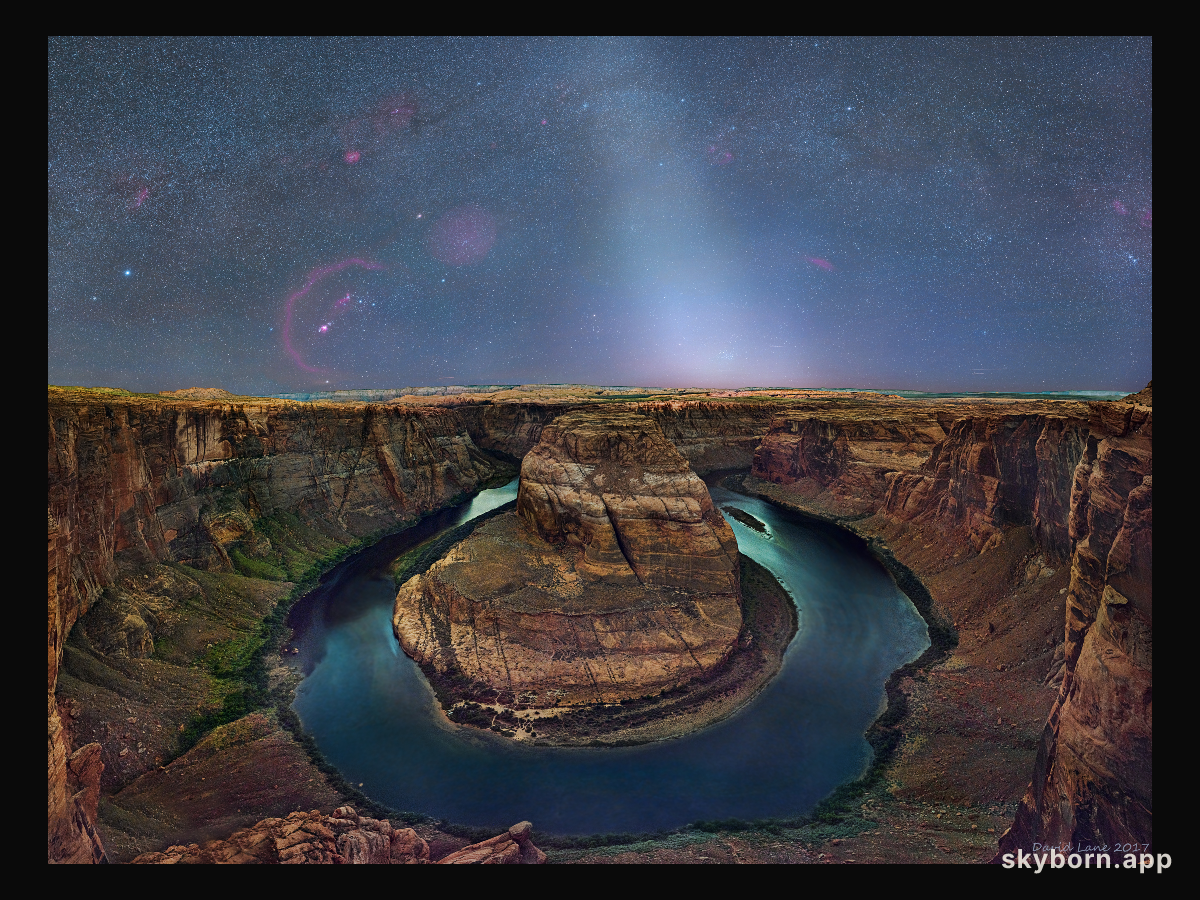 A Zodiacal Sky over Horseshoe Bend