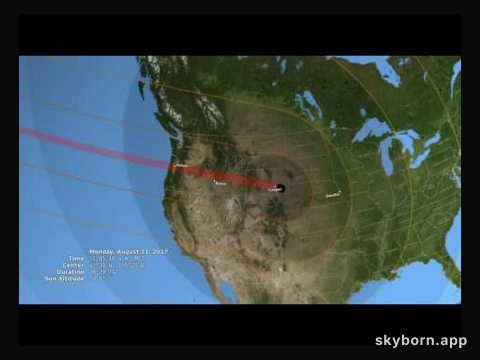 Eclipse Across America: Path Prediction Video