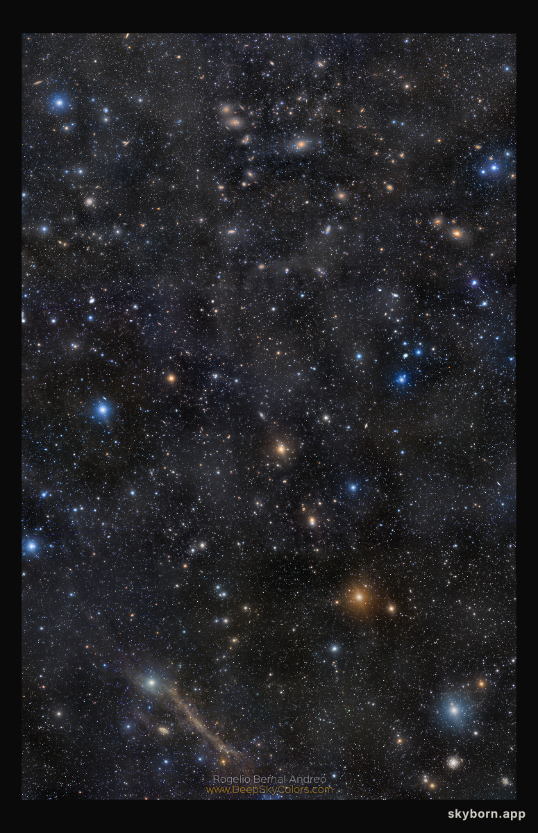Markarian's Chain to Messier 64
