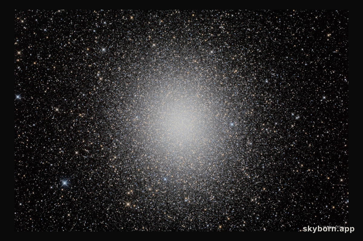 Star Cluster Omega Centauri in HDR