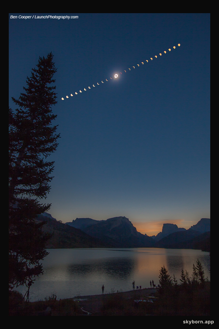 A Total Solar Eclipse over Wyoming
