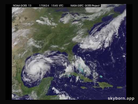 Hurricane Harvey Strengthens