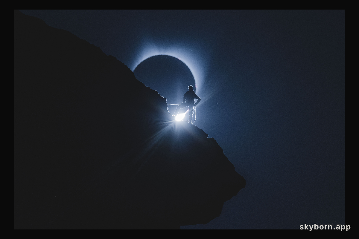 The Climber and the Eclipse