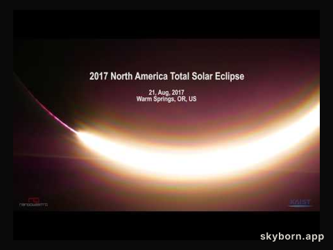A Total Solar Eclipse Close-Up in Real Time