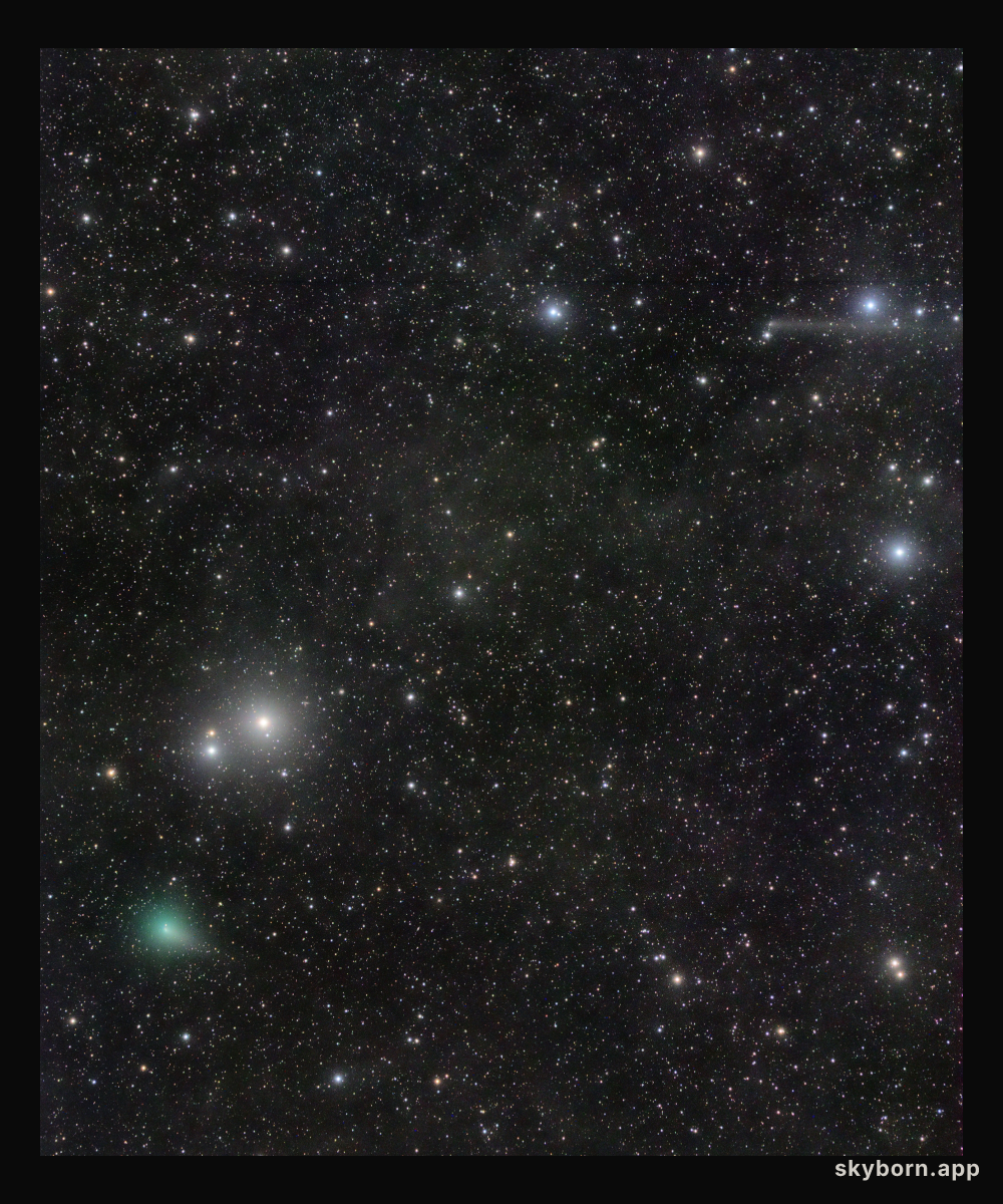 A Conjunction of Comets