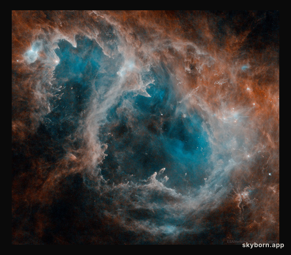 The Soul Nebula in Infrared from Herschel