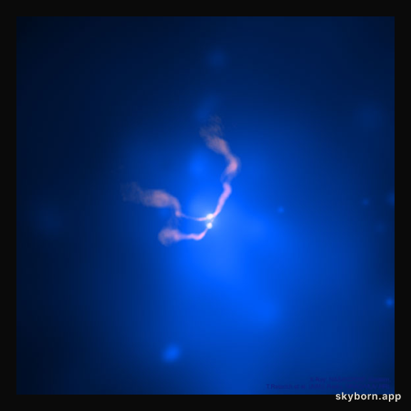 Two Black Holes Dancing in 3C 75