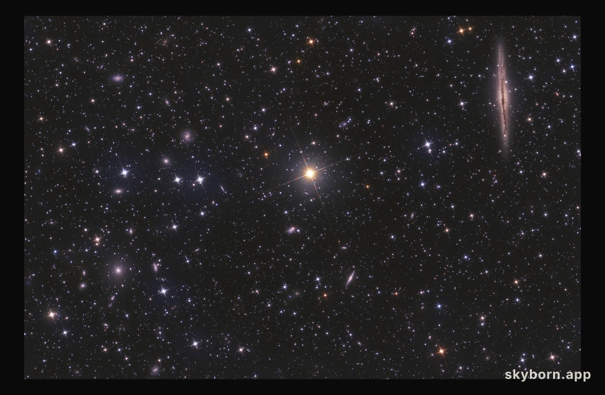NGC 891 vs Abell 347